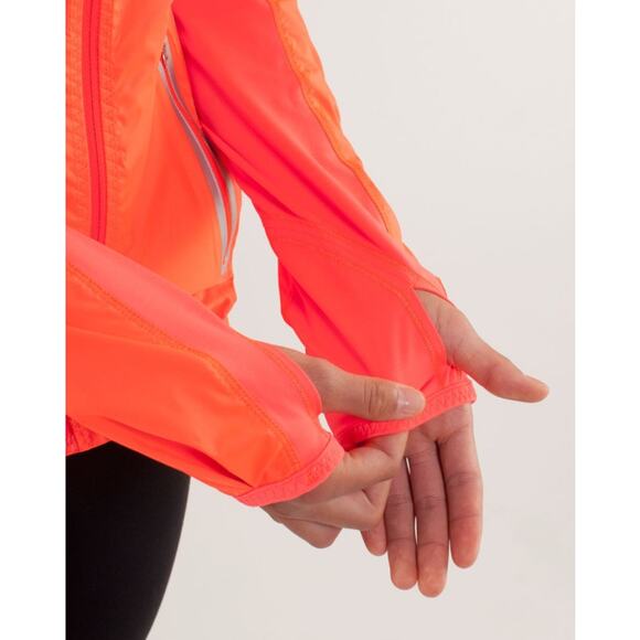 Lululemon Nothin’ but Run Reflective Jacket Zip-Up Windbreaker in Flare Light - Picture 3 of 16